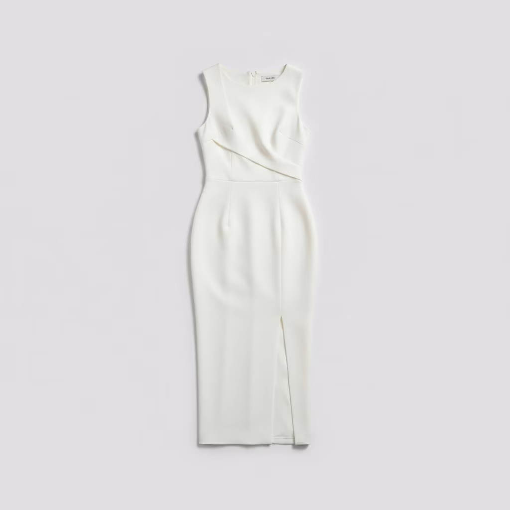 Robe pencil blanche