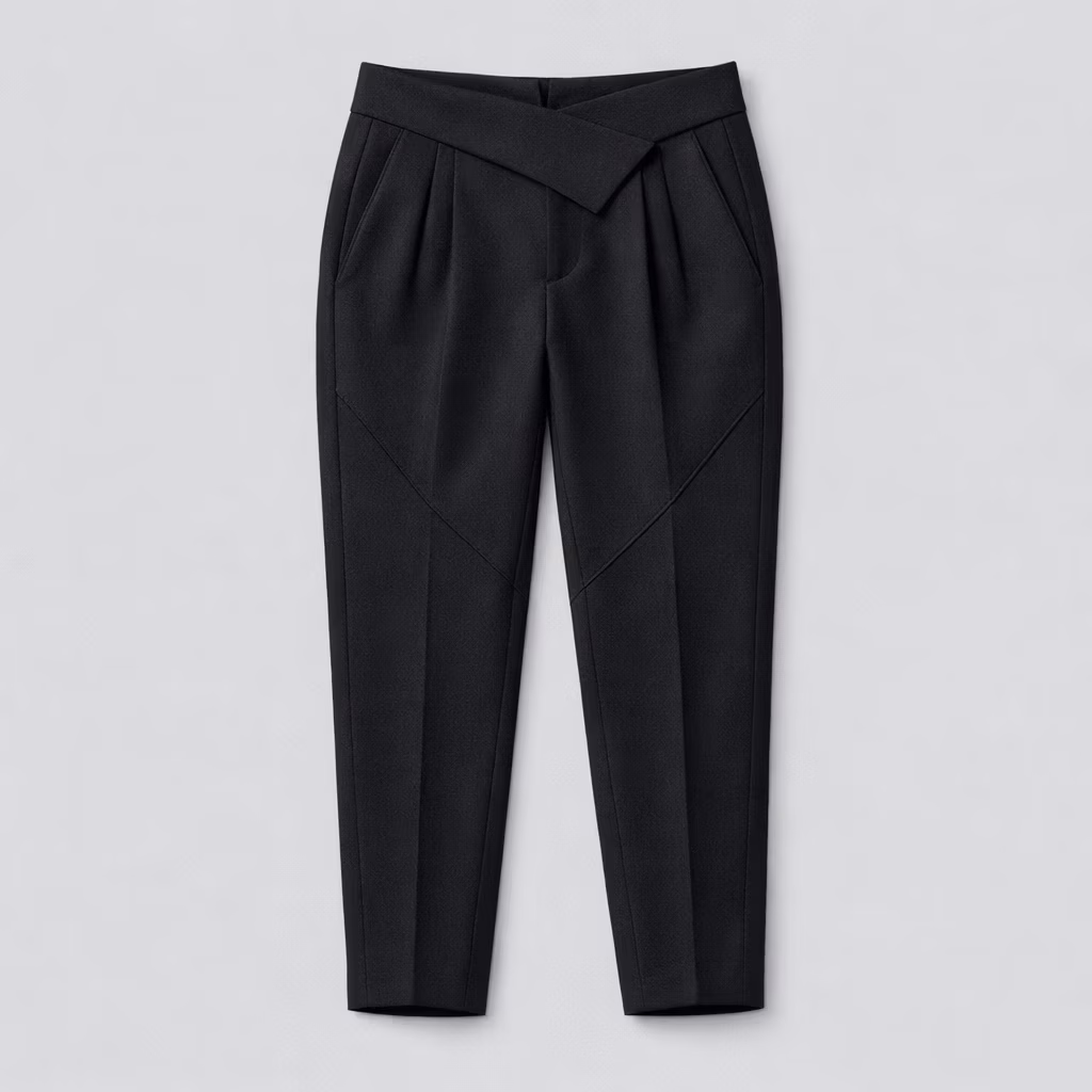 image de Pantalon asymétrique noir