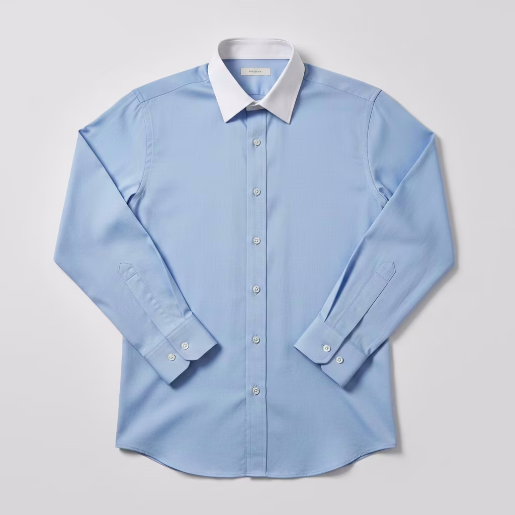 image de Chemise de bureau bleue