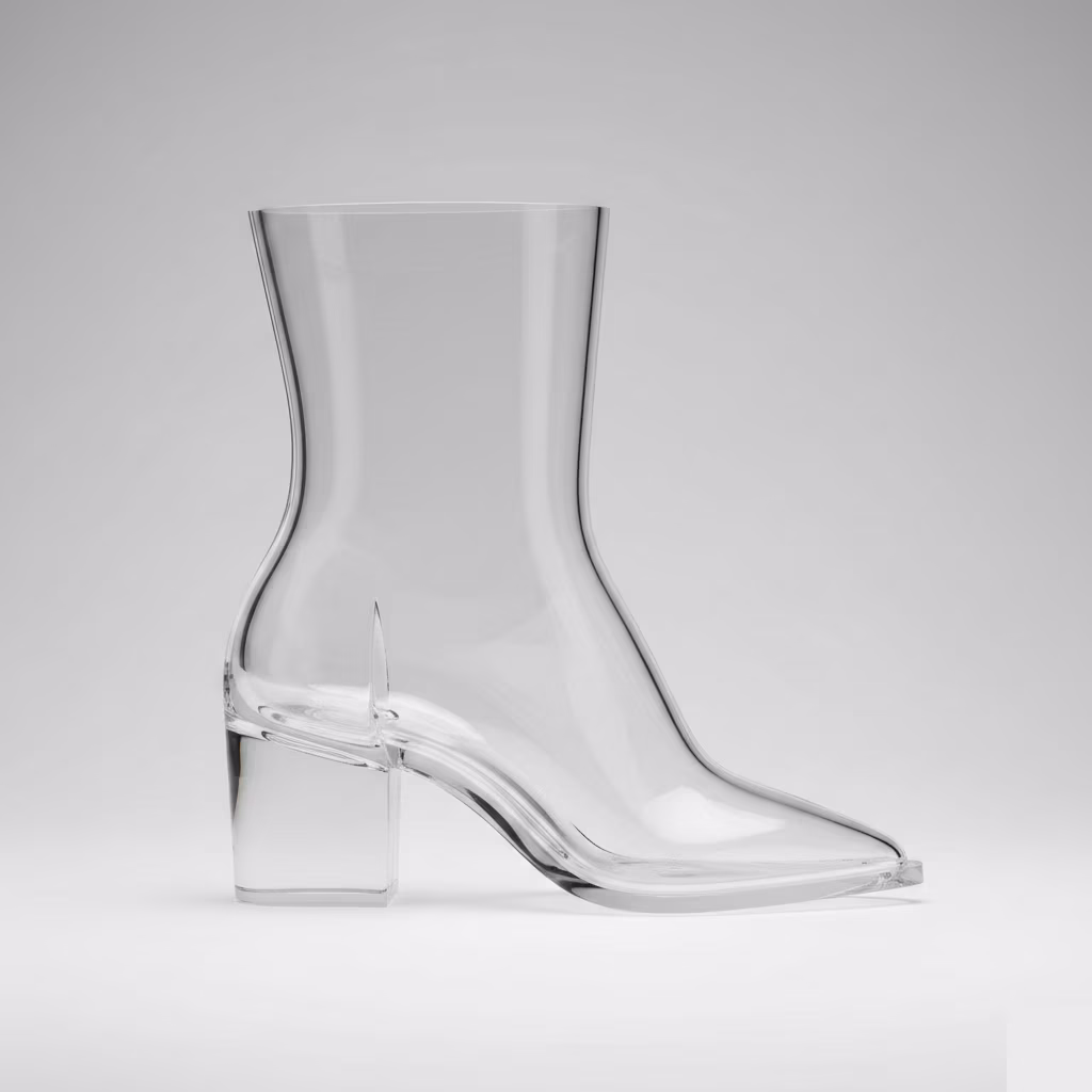 image de Chassures à talons en verre